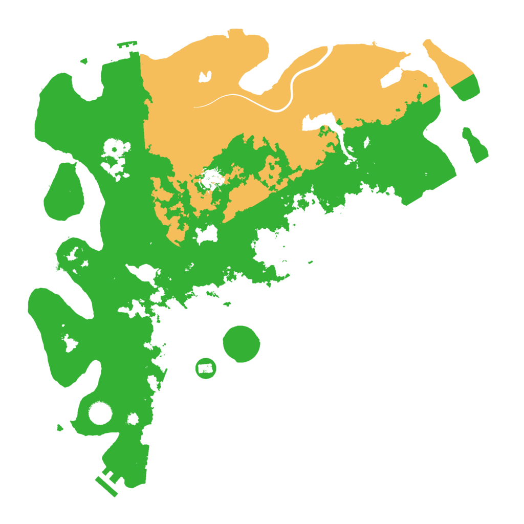 Biome Rust Map: Procedural Map, Size: 4000, Seed: 255968122