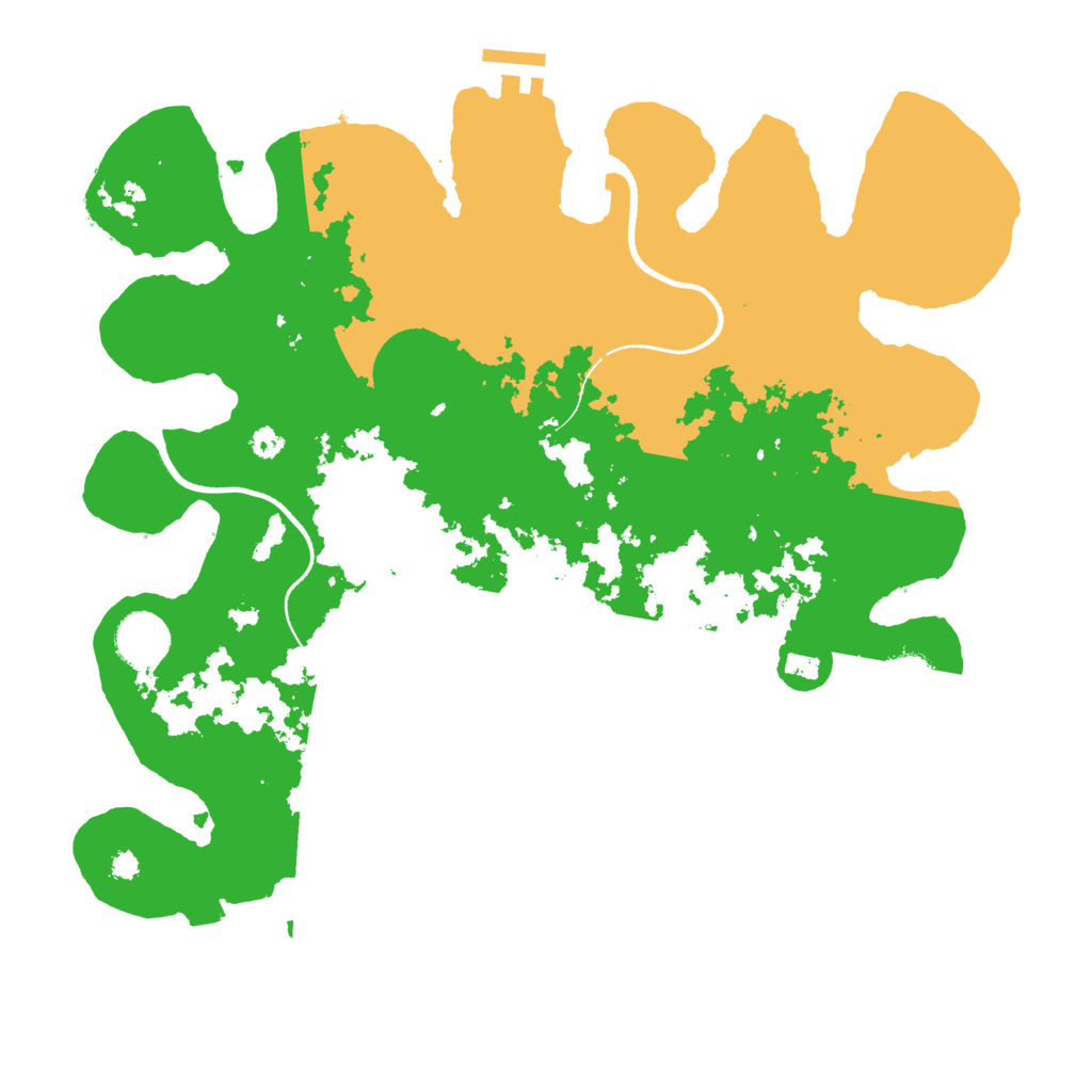 Biome Rust Map: Procedural Map, Size: 3500, Seed: 35693776