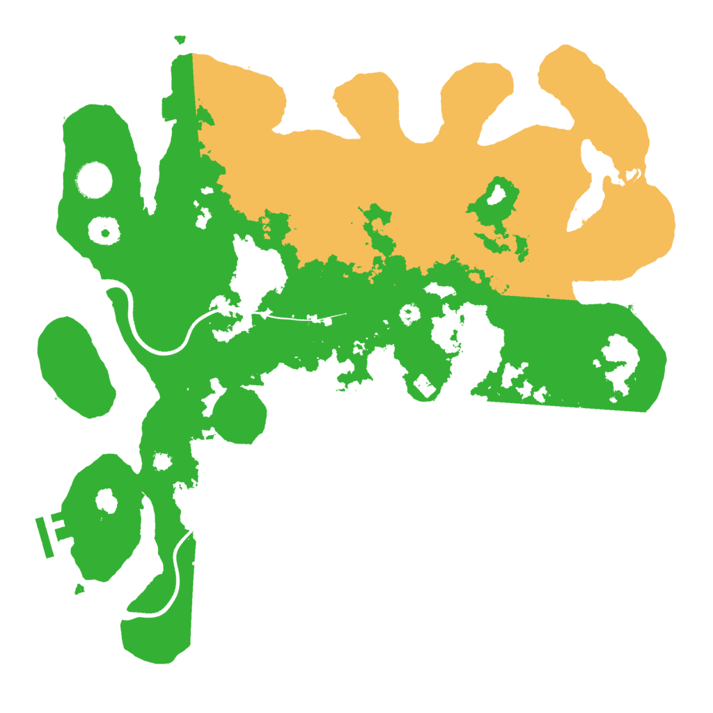 Biome Rust Map: Procedural Map, Size: 3500, Seed: 1375692640