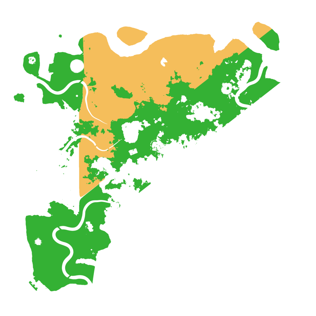 Biome Rust Map: Procedural Map, Size: 4200, Seed: 747035999