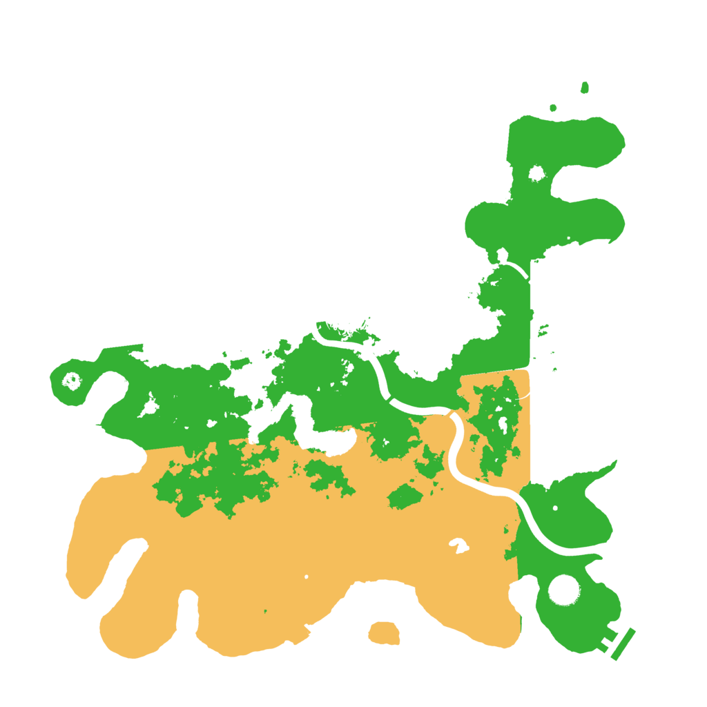 Biome Rust Map: Procedural Map, Size: 4000, Seed: 2055946254