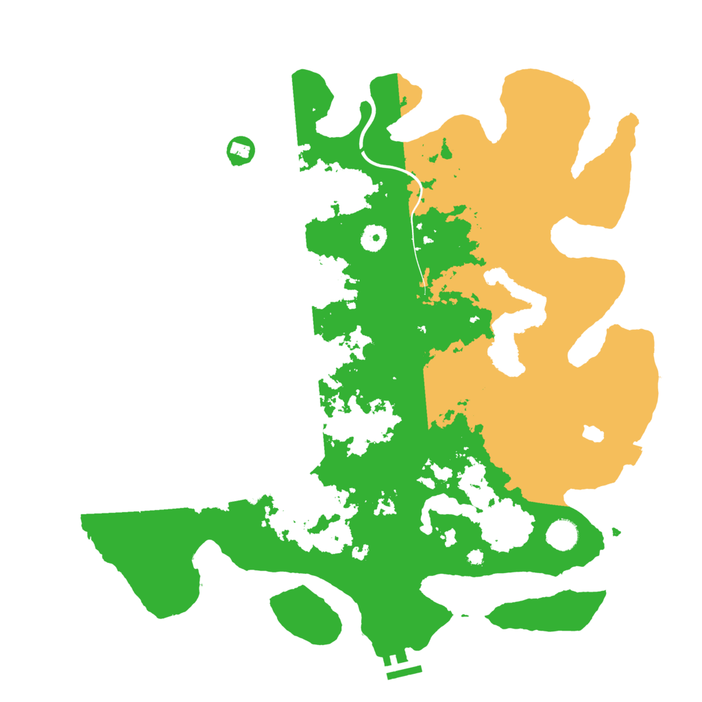 Biome Rust Map: Procedural Map, Size: 4000, Seed: 27498