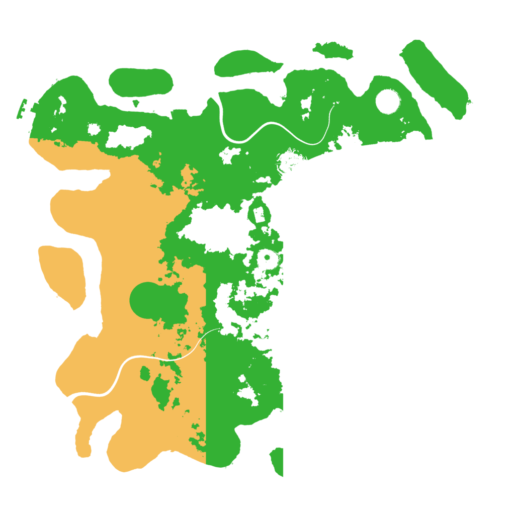 Biome Rust Map: Procedural Map, Size: 3700, Seed: 404086621