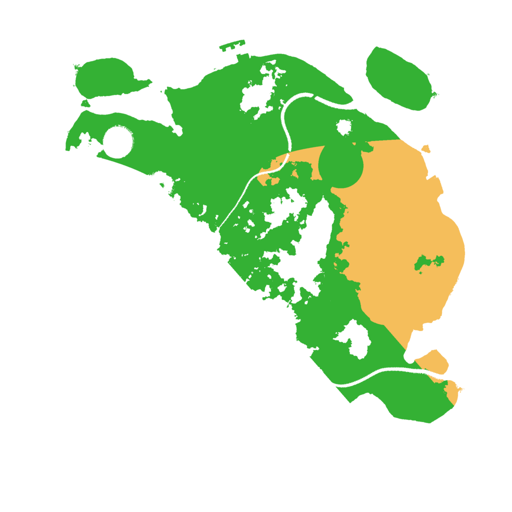 Biome Rust Map: Procedural Map, Size: 3000, Seed: 9589