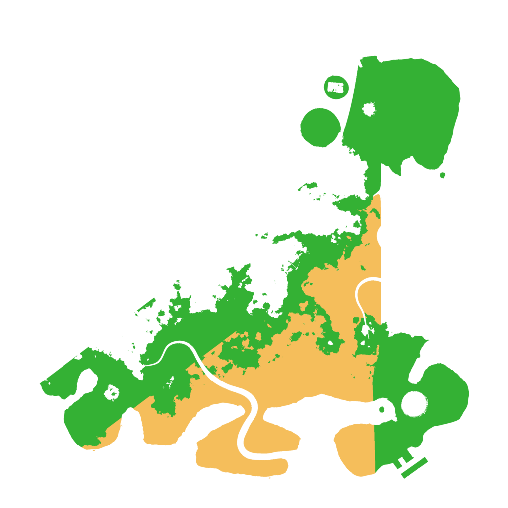 Biome Rust Map: Procedural Map, Size: 3500, Seed: 2019804405