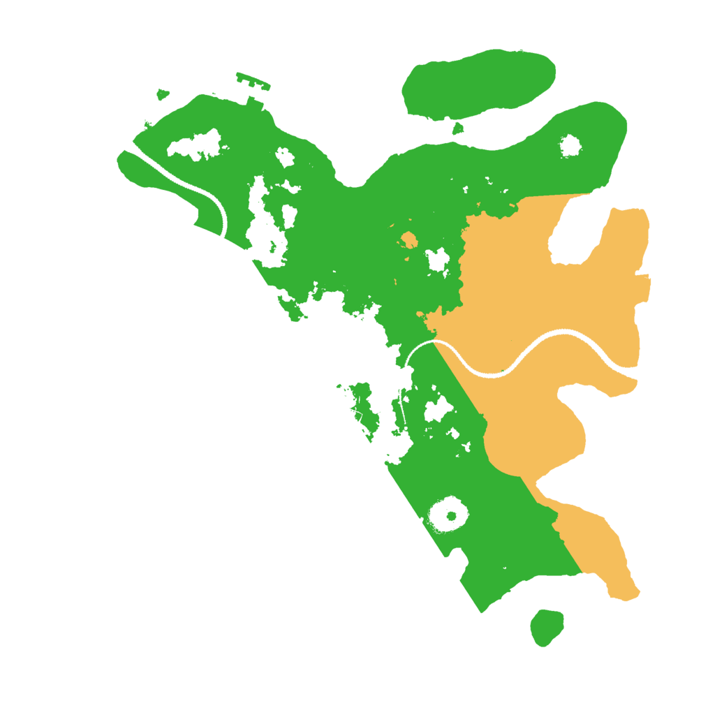 Biome Rust Map: Procedural Map, Size: 3000, Seed: 5220