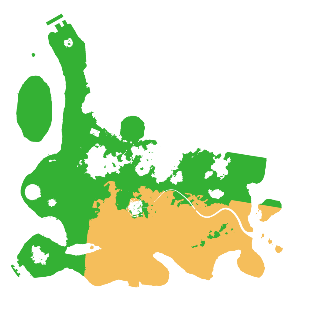 Biome Rust Map: Procedural Map, Size: 3500, Seed: 502039819
