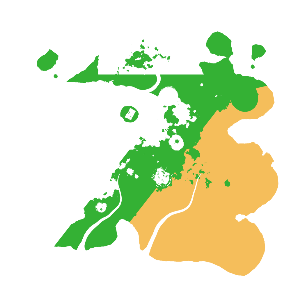 Biome Rust Map: Procedural Map, Size: 3000, Seed: 1523520035