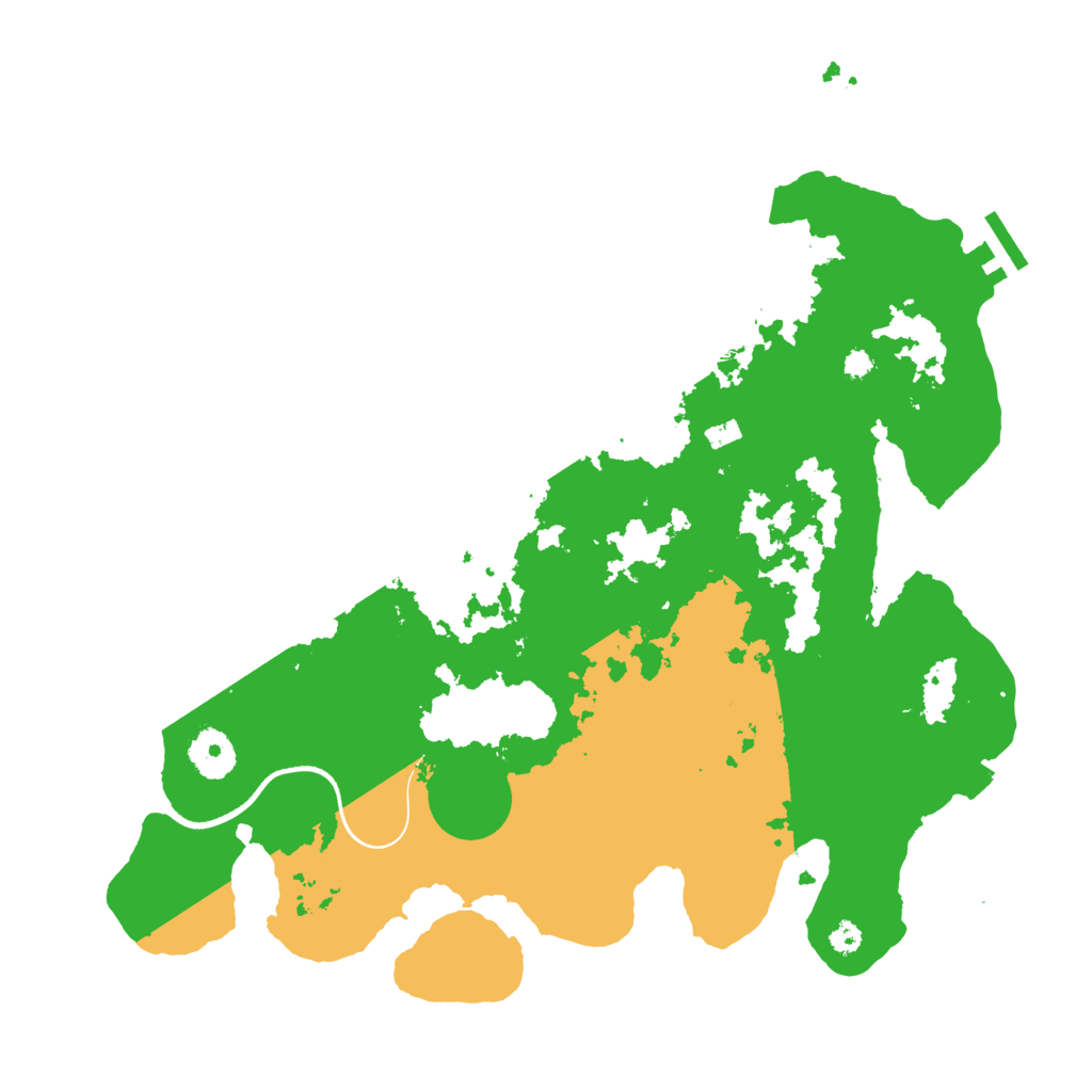 Biome Rust Map: Procedural Map, Size: 3500, Seed: 1379405662
