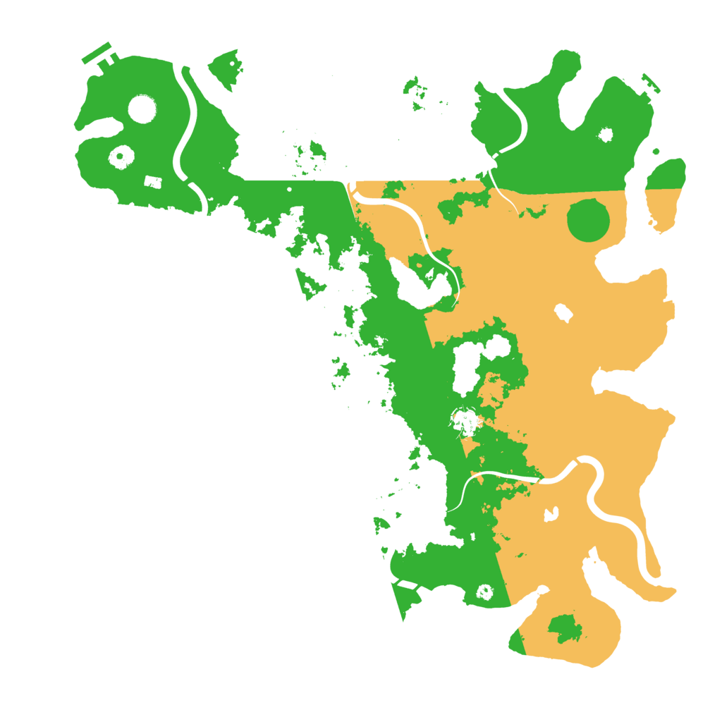 Biome Rust Map: Procedural Map, Size: 4500, Seed: 829547159