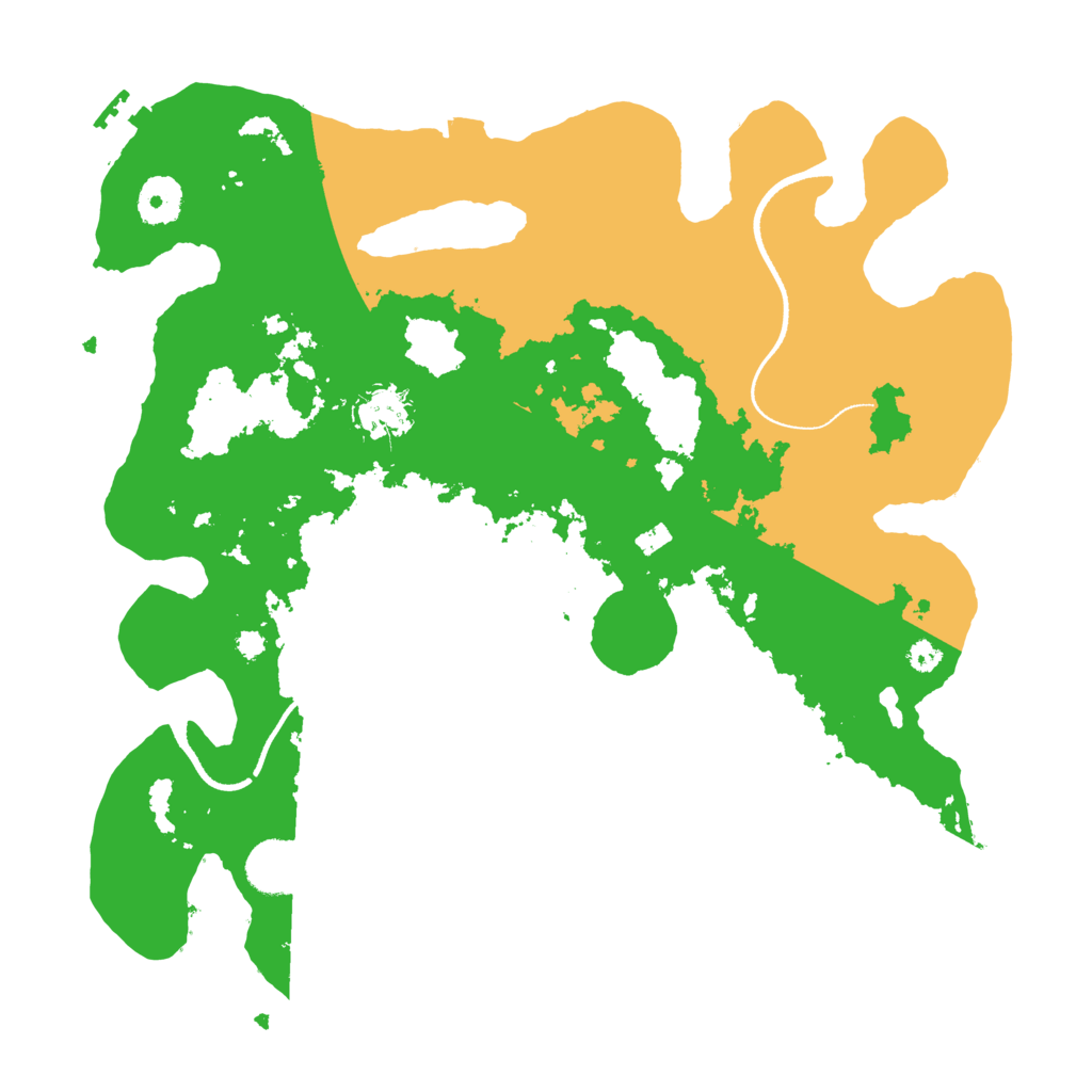 Biome Rust Map: Procedural Map, Size: 3500, Seed: 659238182