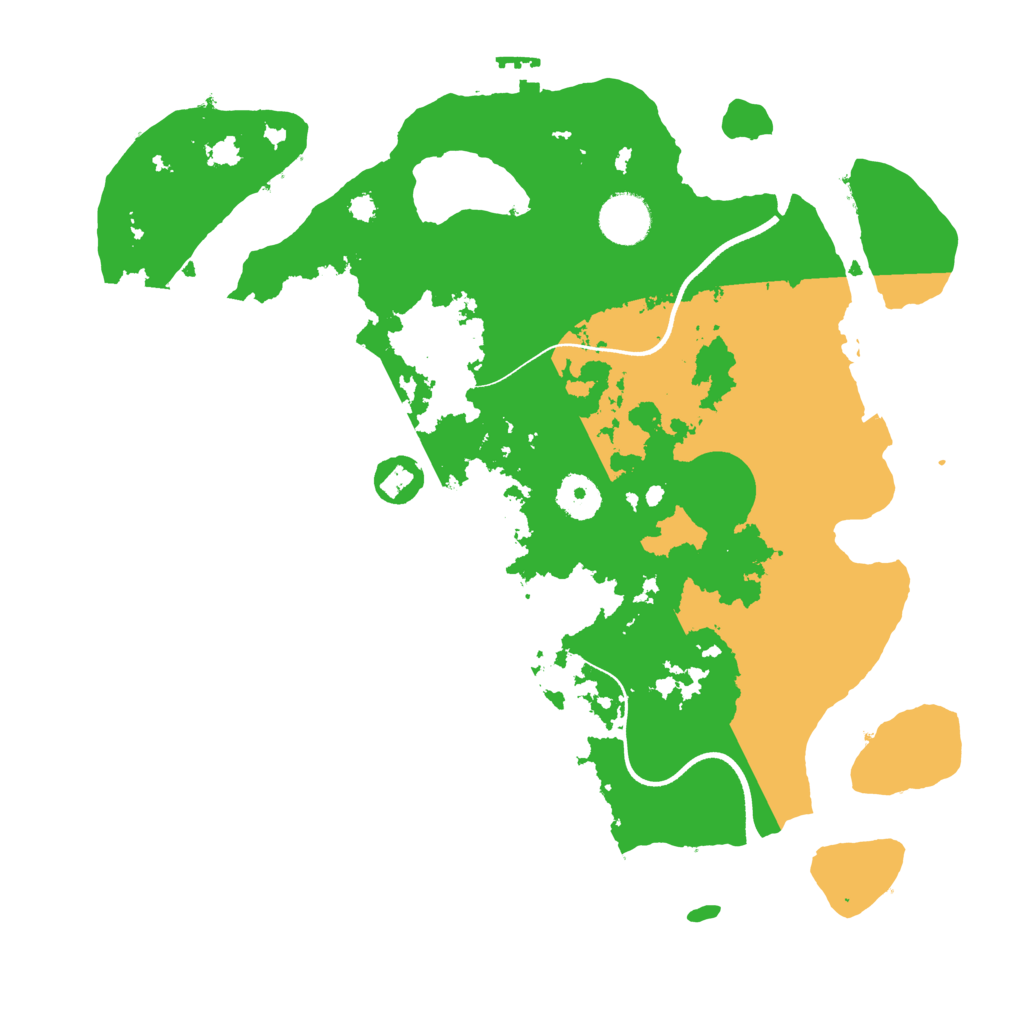Biome Rust Map: Procedural Map, Size: 3500, Seed: 1620667308