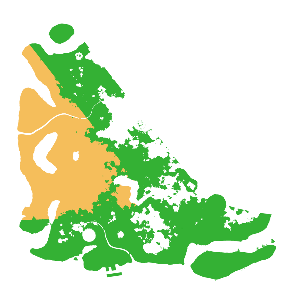 Biome Rust Map: Procedural Map, Size: 4000, Seed: 756146875