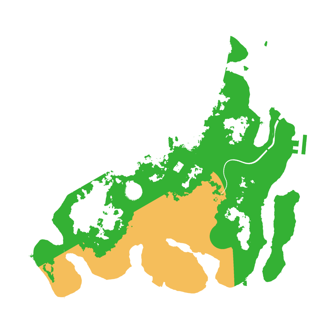Biome Rust Map: Procedural Map, Size: 3300, Seed: 980437673
