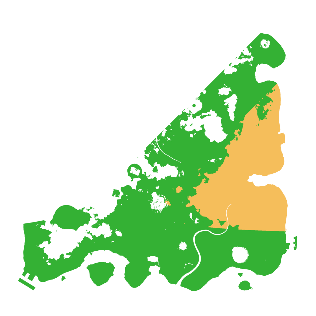 Biome Rust Map: Procedural Map, Size: 3500, Seed: 233852889