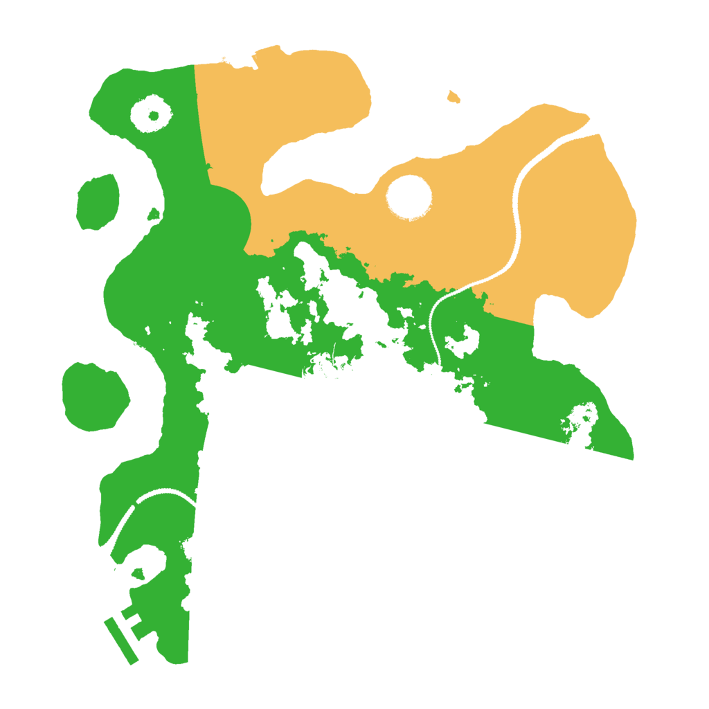 Biome Rust Map: Procedural Map, Size: 2800, Seed: 1429801127