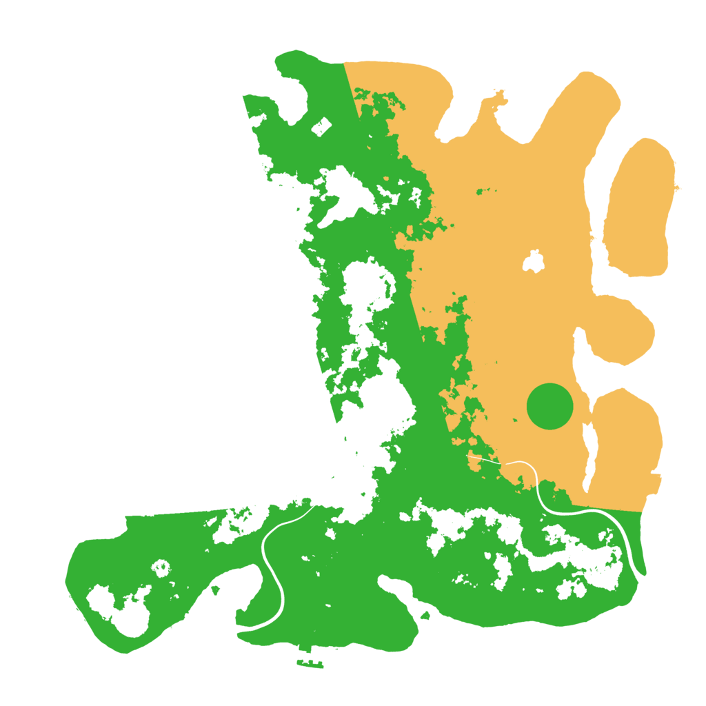 Biome Rust Map: Procedural Map, Size: 4000, Seed: 425667