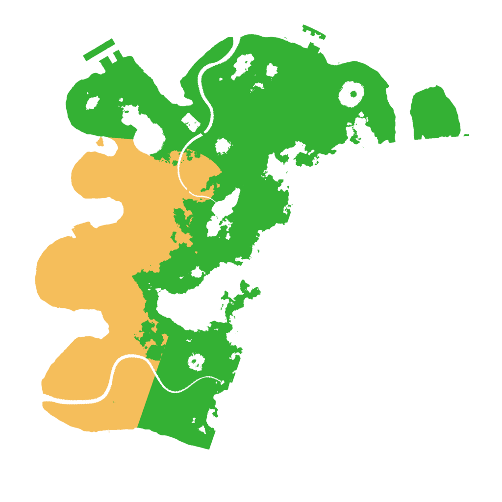 Biome Rust Map: Procedural Map, Size: 3000, Seed: 89213