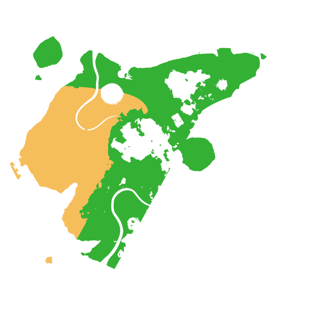 Biome Rust Map: Procedural Map, Size: 2650, Seed: 687645388