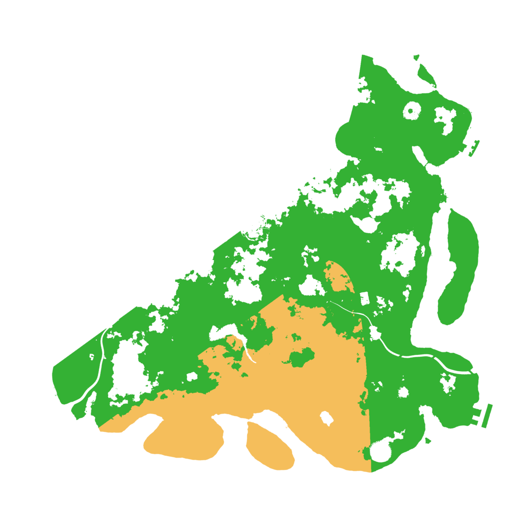 Biome Rust Map: Procedural Map, Size: 4200, Seed: 2300452