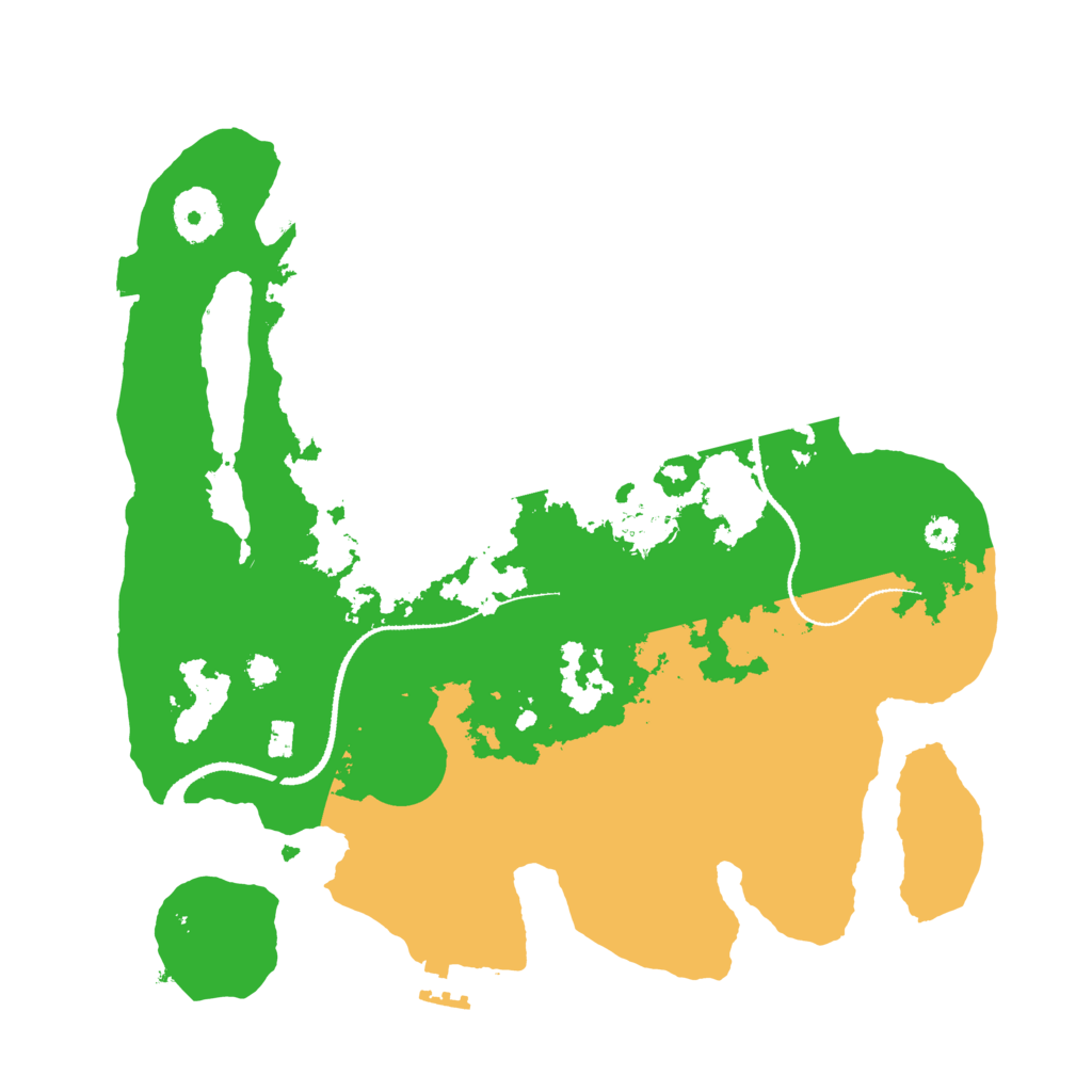 Biome Rust Map: Procedural Map, Size: 3200, Seed: 182906976