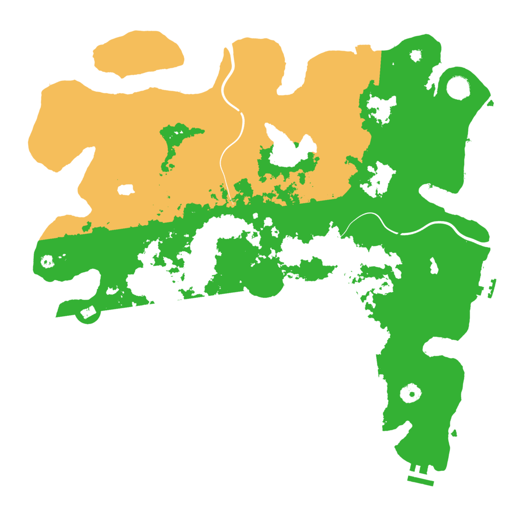 Biome Rust Map: Procedural Map, Size: 4000, Seed: 662124