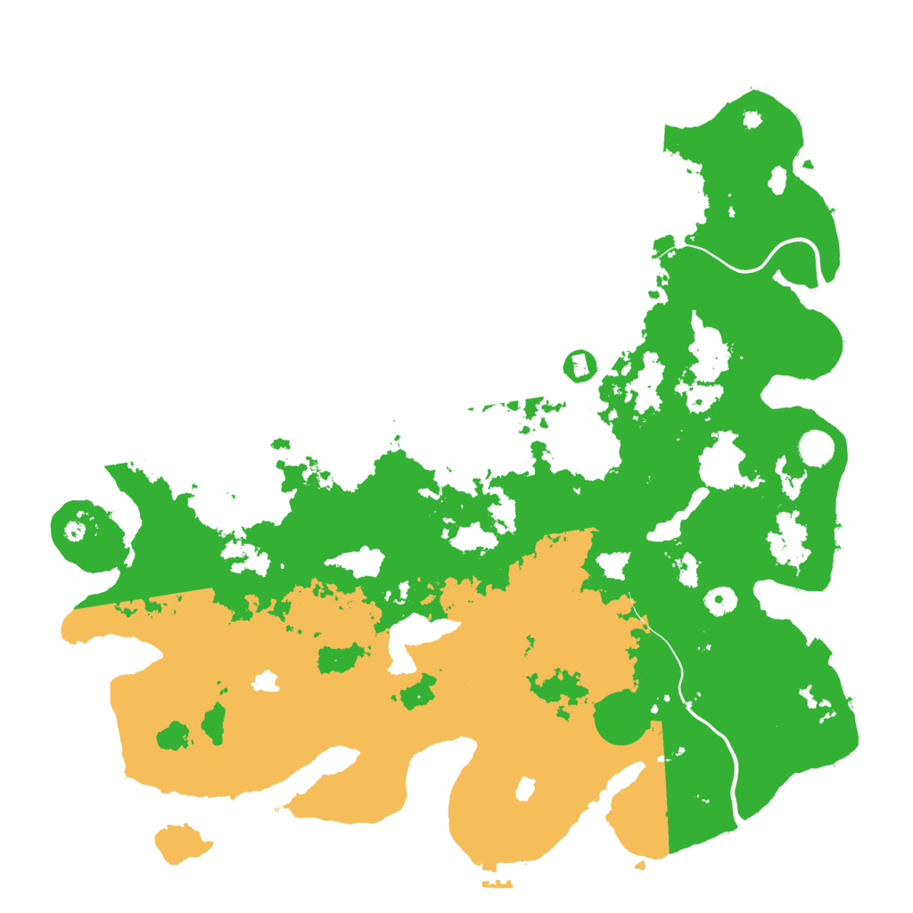 Biome Rust Map: Procedural Map, Size: 4500, Seed: 618028484