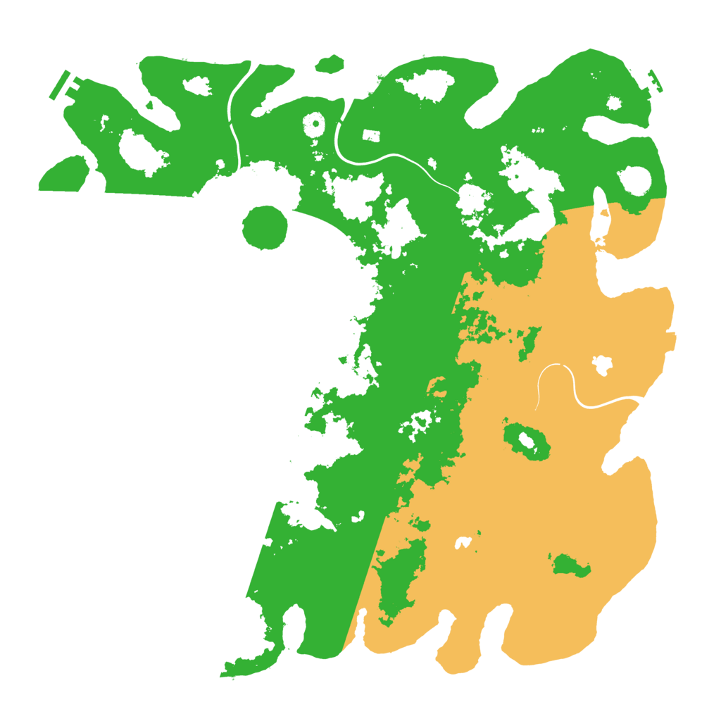 Biome Rust Map: Procedural Map, Size: 4500, Seed: 2019197040