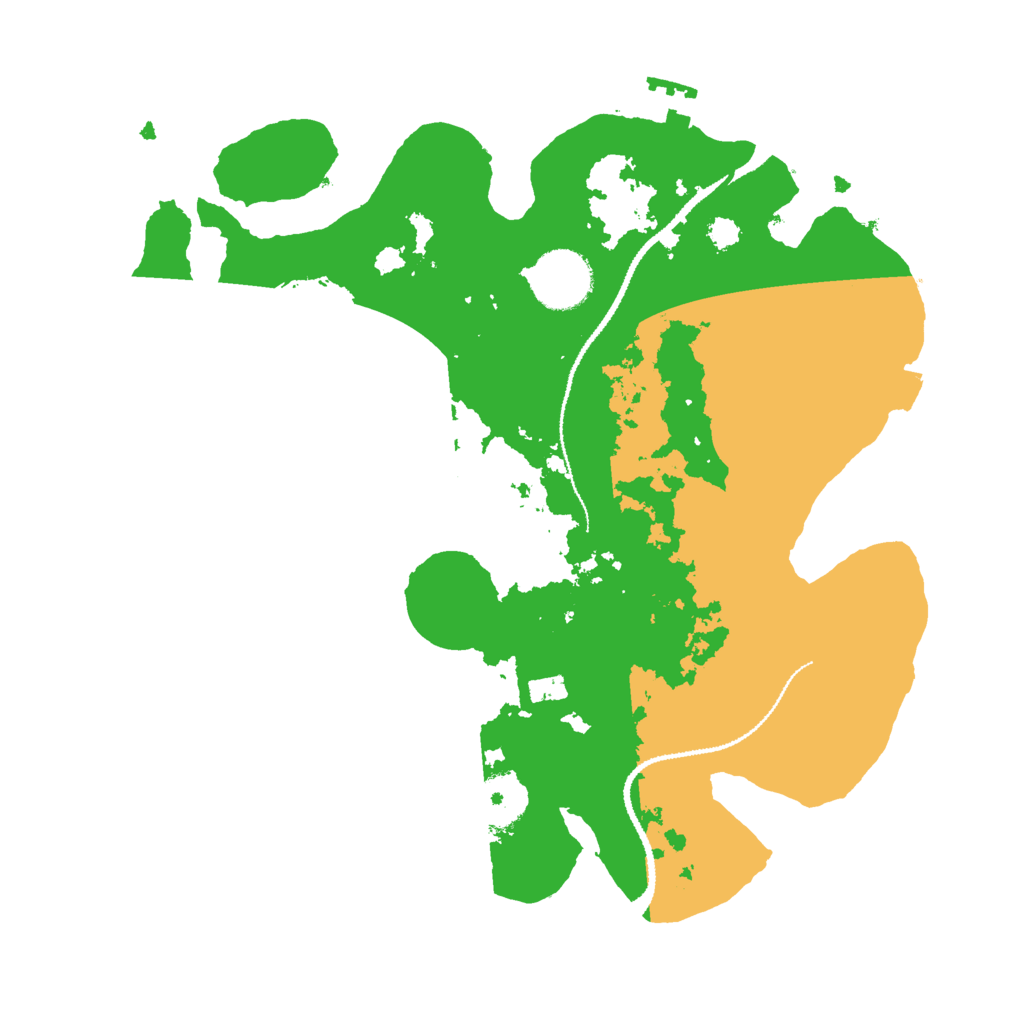Biome Rust Map: Procedural Map, Size: 3000, Seed: 59453
