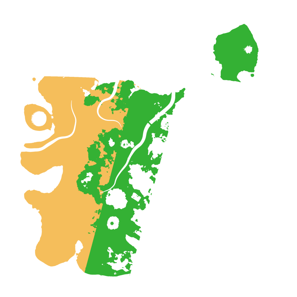 Biome Rust Map: Procedural Map, Size: 3500, Seed: 441934164