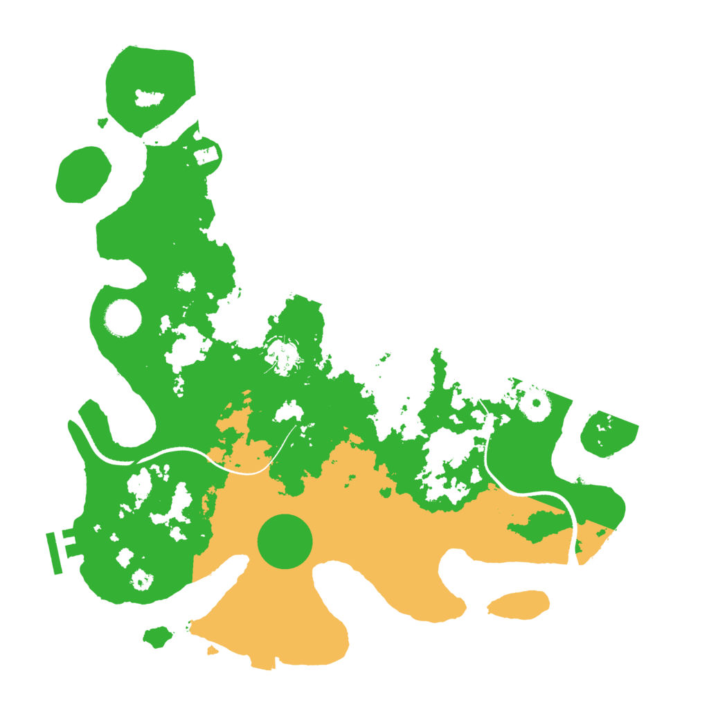 Biome Rust Map: Procedural Map, Size: 3400, Seed: 1454159845