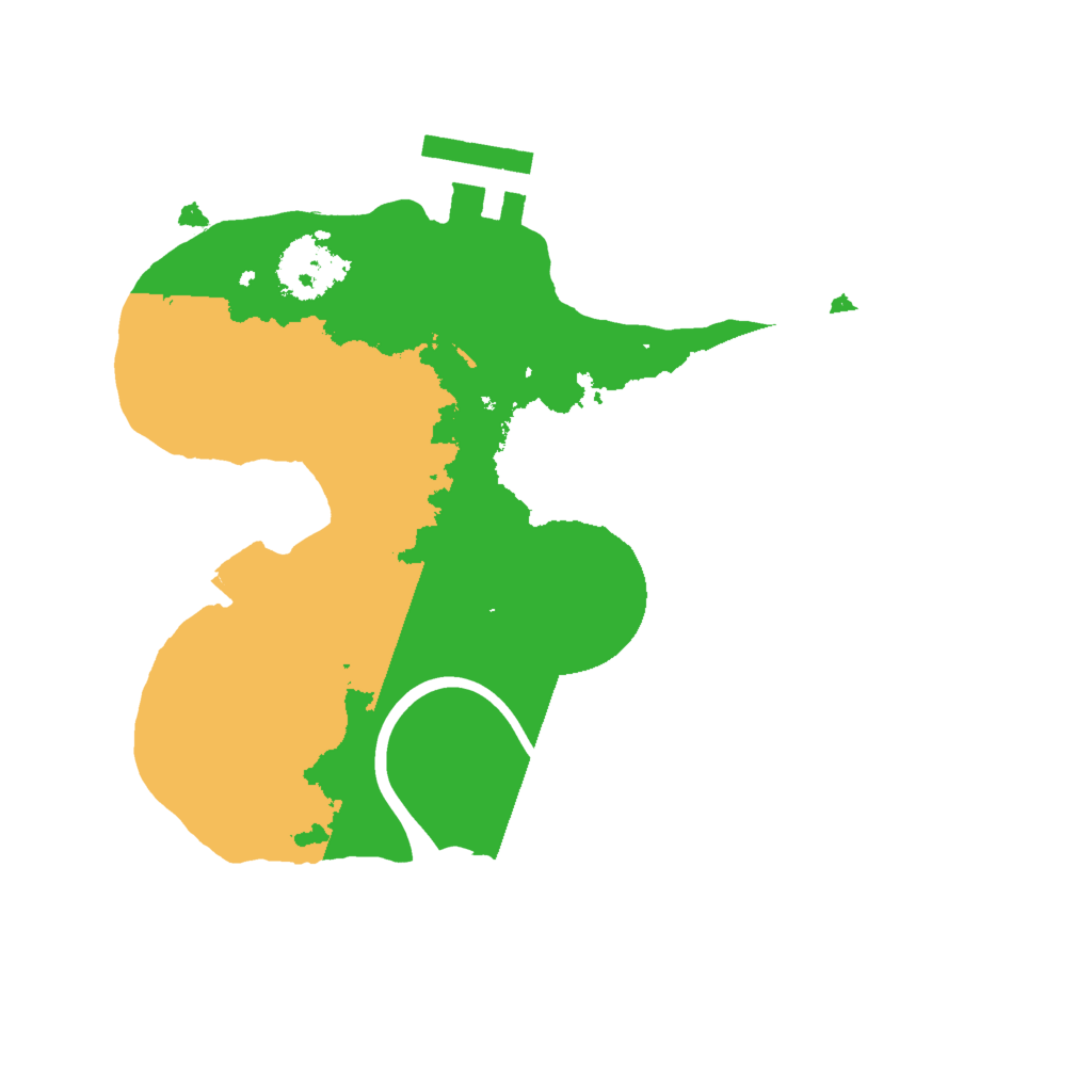 Biome Rust Map: Procedural Map, Size: 2000, Seed: 89213