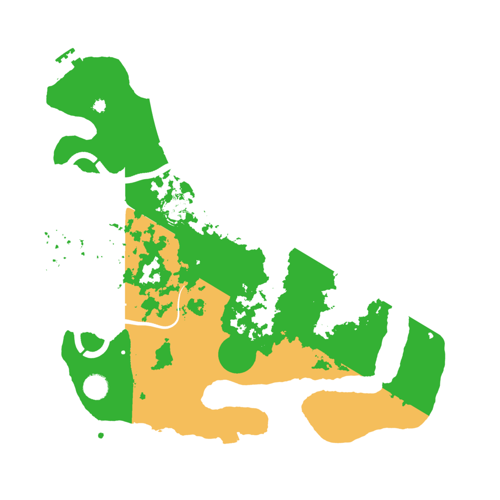 Biome Rust Map: Procedural Map, Size: 3500, Seed: 875320