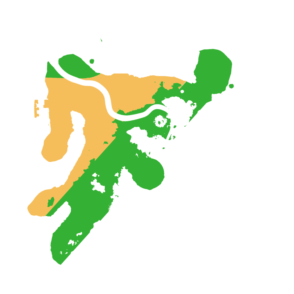 Biome Rust Map: Procedural Map, Size: 2500, Seed: 89459345