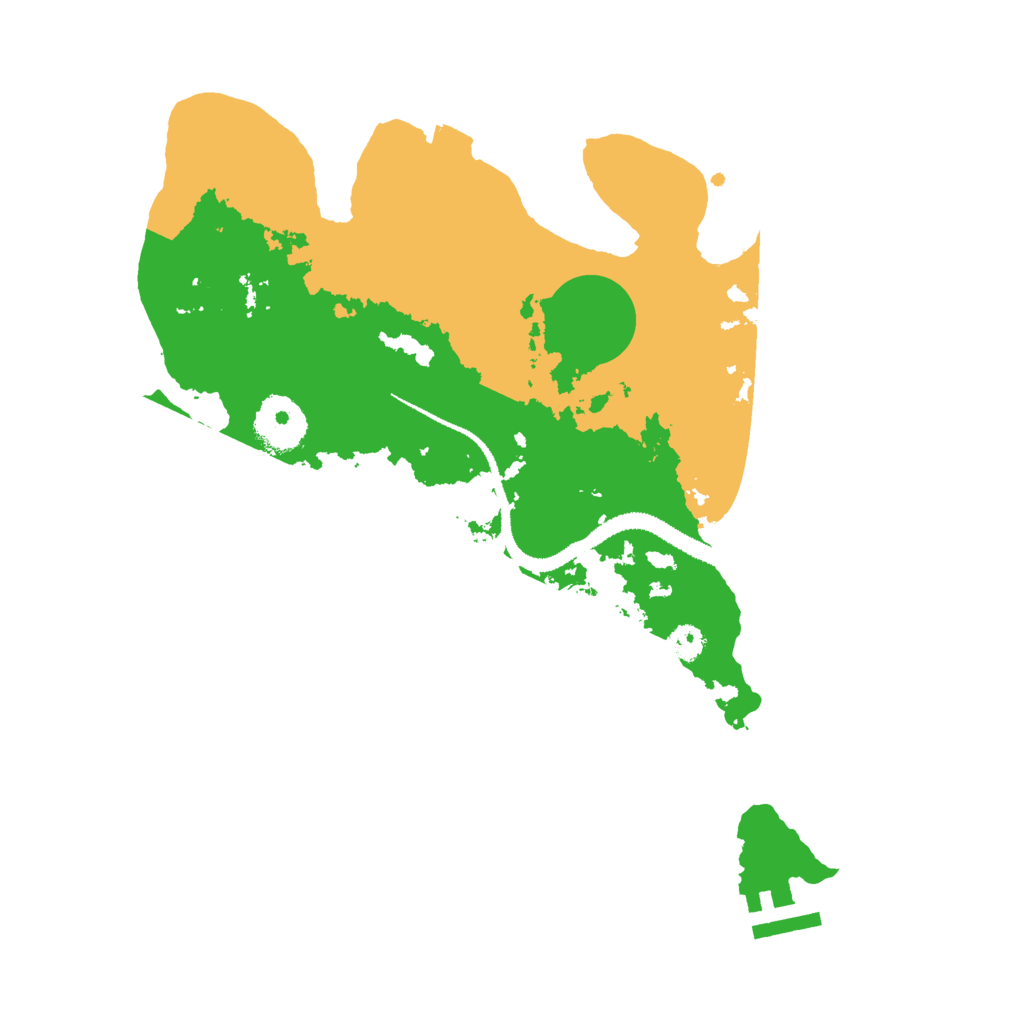 Biome Rust Map: Procedural Map, Size: 3000, Seed: 2556