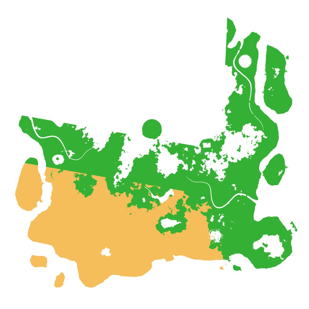 Biome Rust Map: Procedural Map, Size: 4250, Seed: 523952881