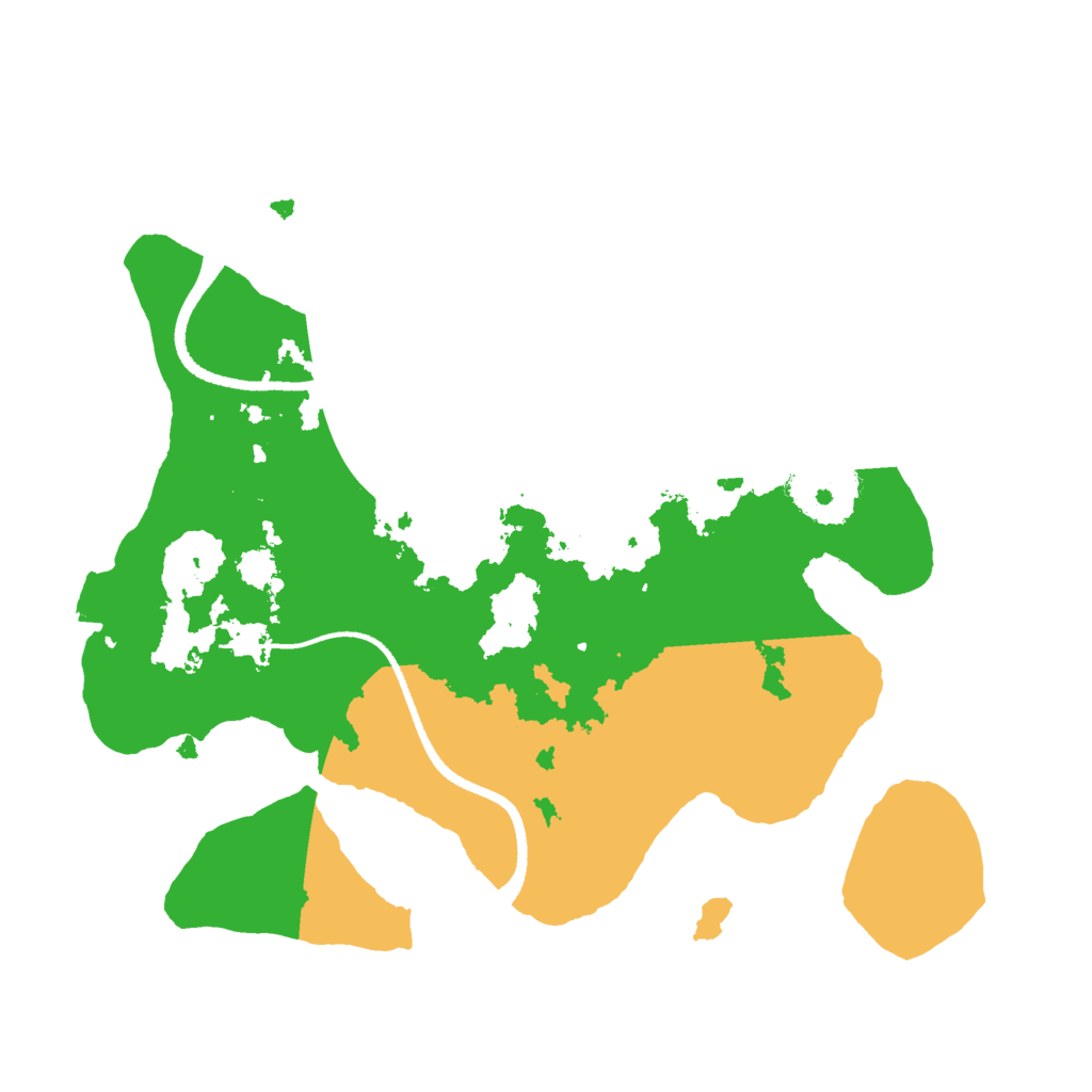 Biome Rust Map: Procedural Map, Size: 2500, Seed: 859841598