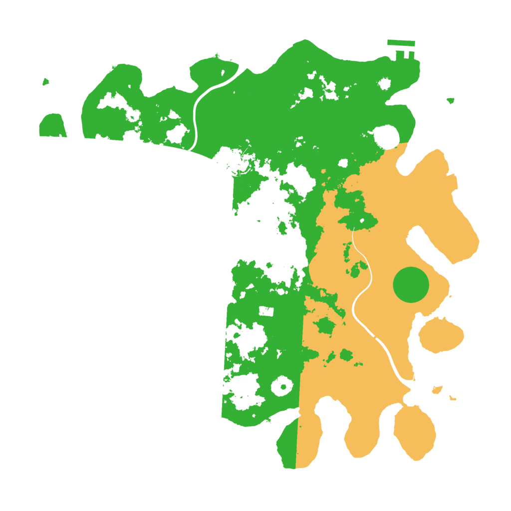 Biome Rust Map: Procedural Map, Size: 3750, Seed: 581432378