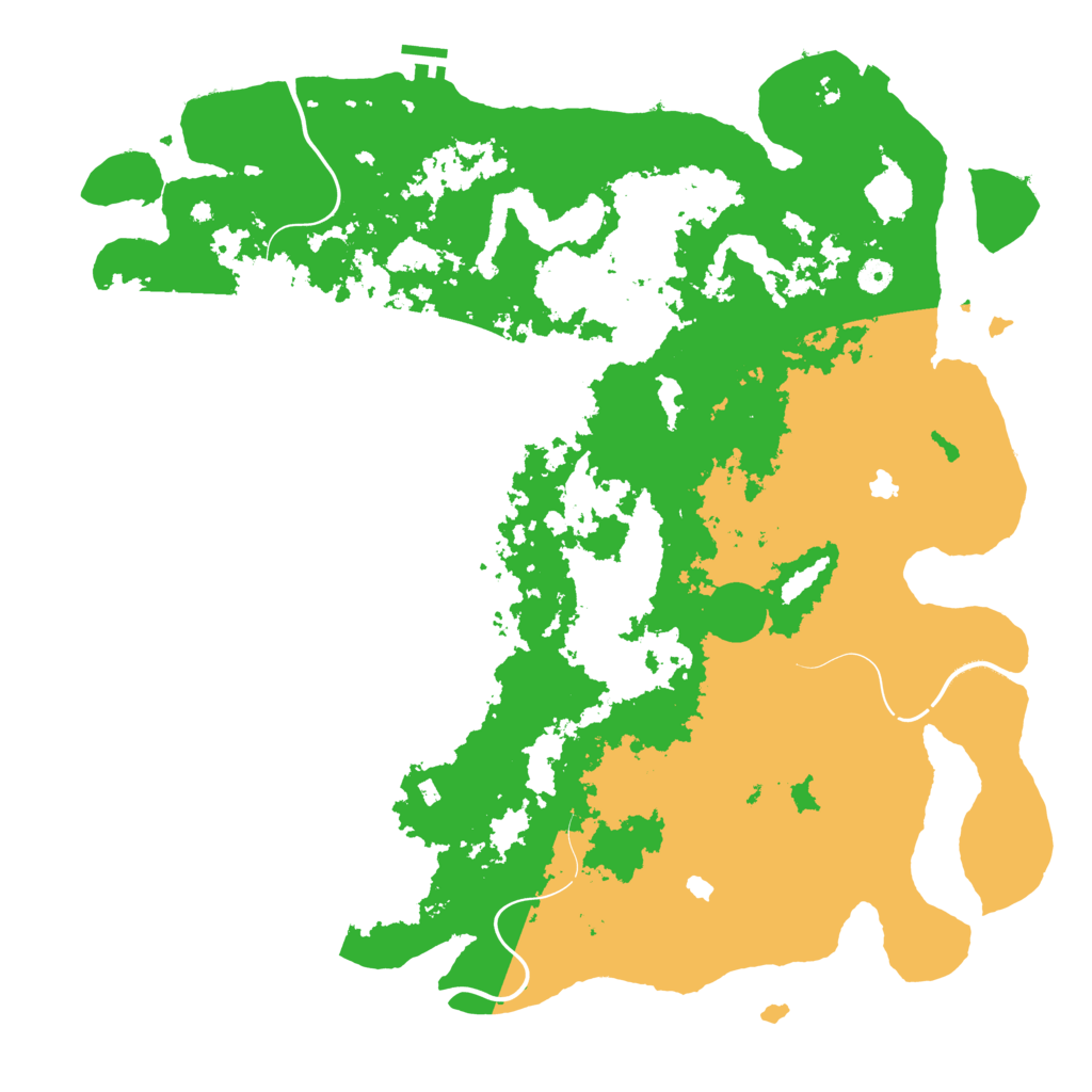 Biome Rust Map: Procedural Map, Size: 4800, Seed: 1520470892