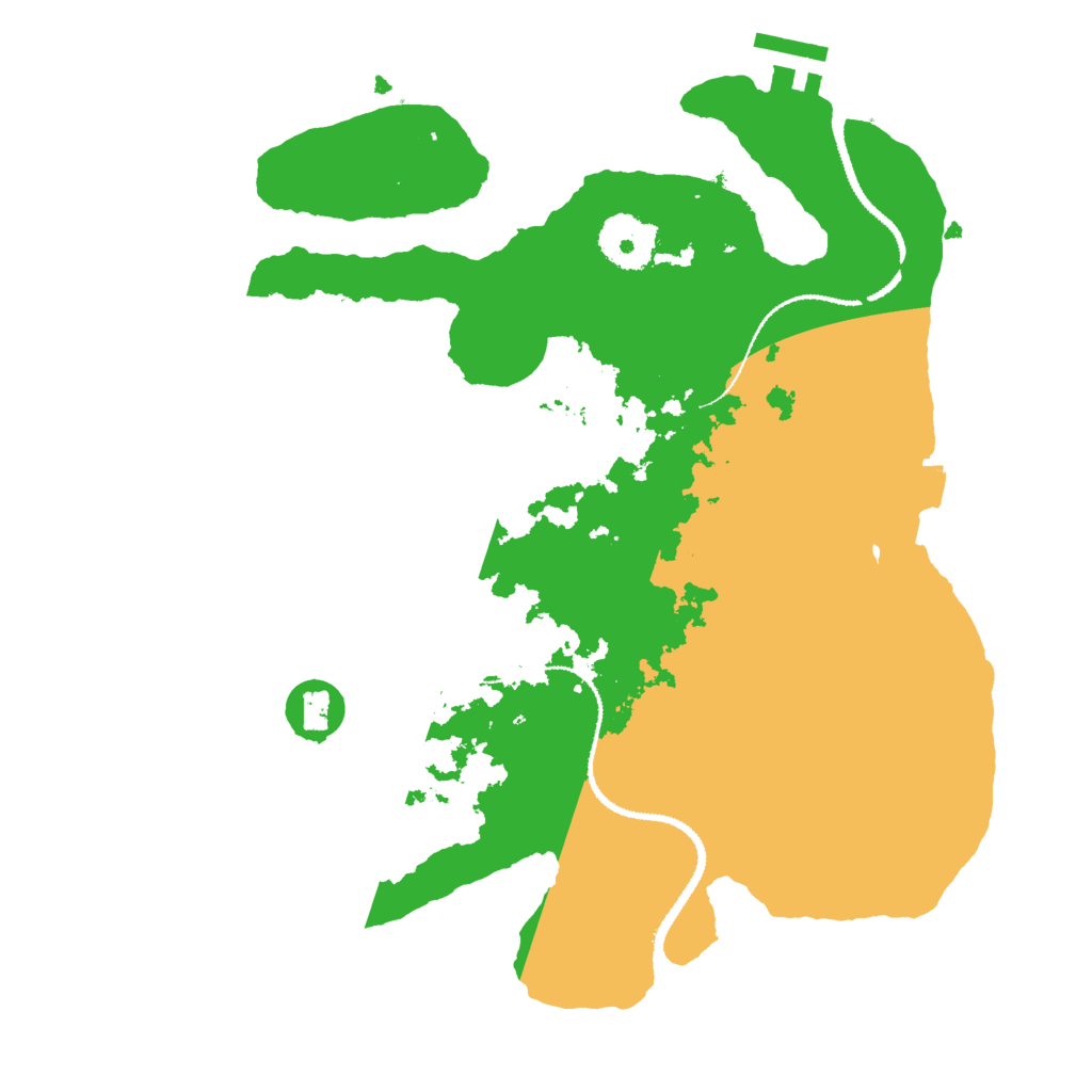 Biome Rust Map: Procedural Map, Size: 3000, Seed: 330207049