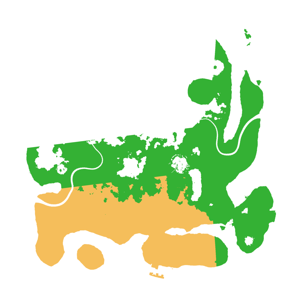 Biome Rust Map: Procedural Map, Size: 3000, Seed: 492182997