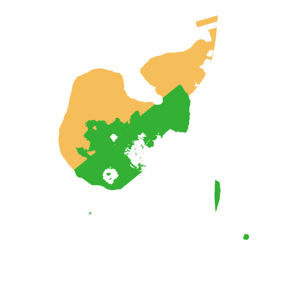Biome Rust Map: Procedural Map, Size: 2000, Seed: 171907387