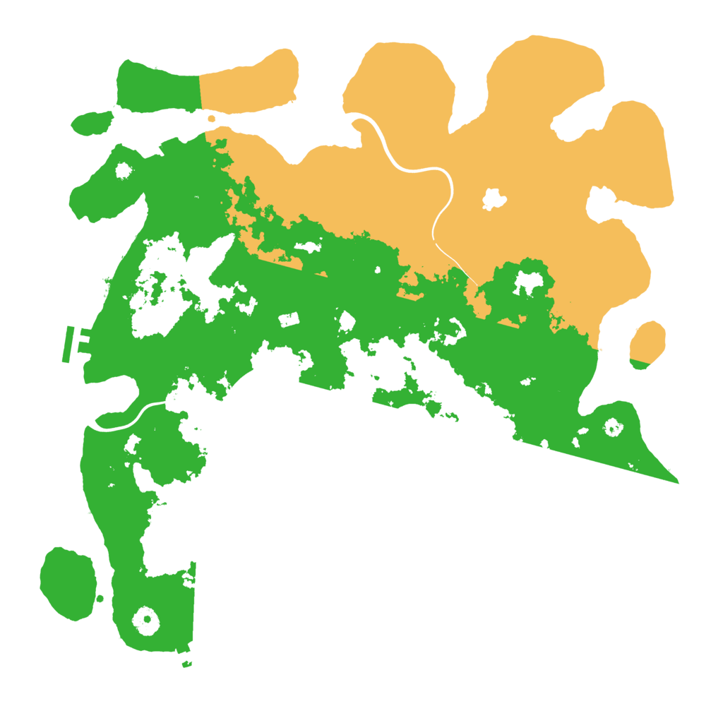 Biome Rust Map: Procedural Map, Size: 4000, Seed: 67534875