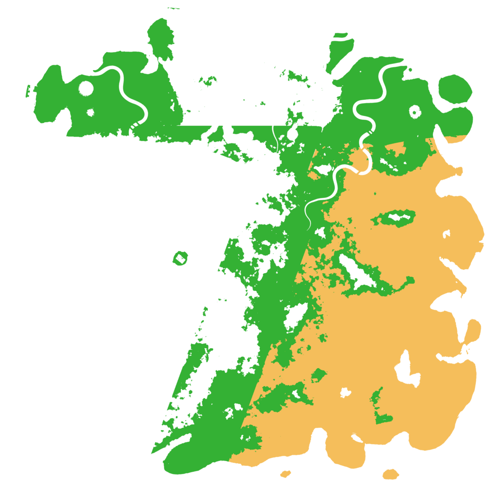 Biome Rust Map: Procedural Map, Size: 6000, Seed: 1520470892