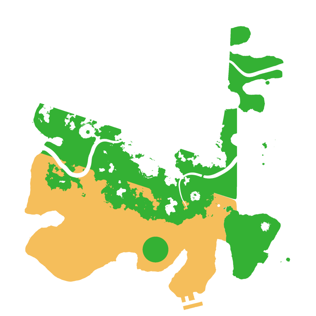 Biome Rust Map: Procedural Map, Size: 3250, Seed: 1026656613