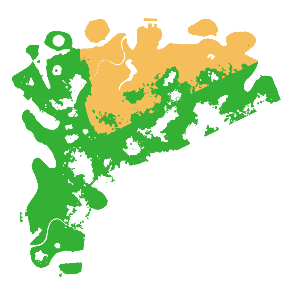 Biome Rust Map: Procedural Map, Size: 4500, Seed: 73591675