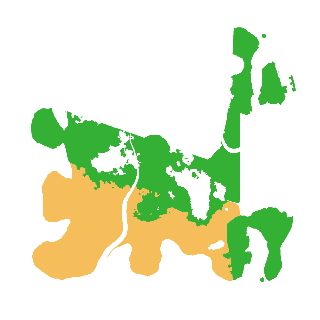 Biome Rust Map: Procedural Map, Size: 3000, Seed: 879738