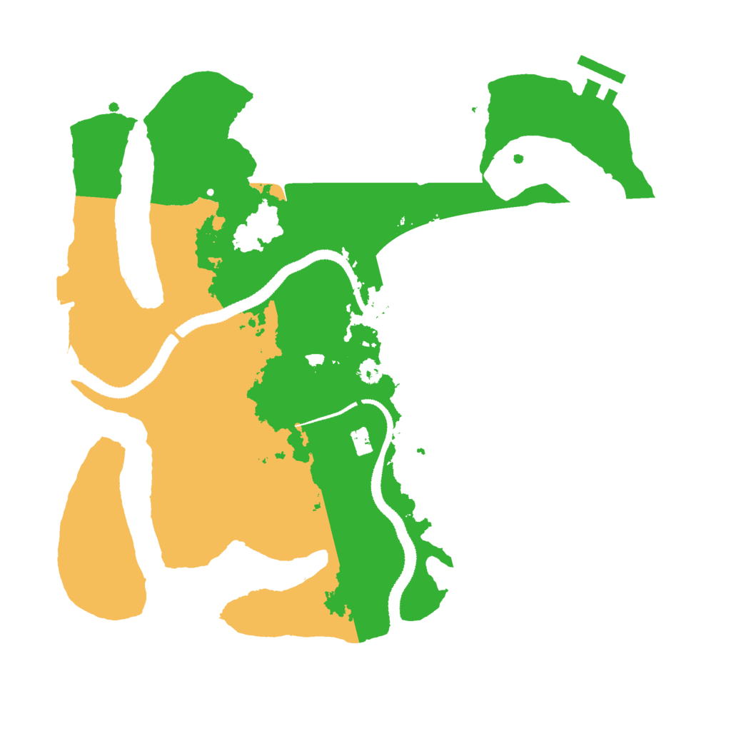 Biome Rust Map: Procedural Map, Size: 3000, Seed: 1150998098