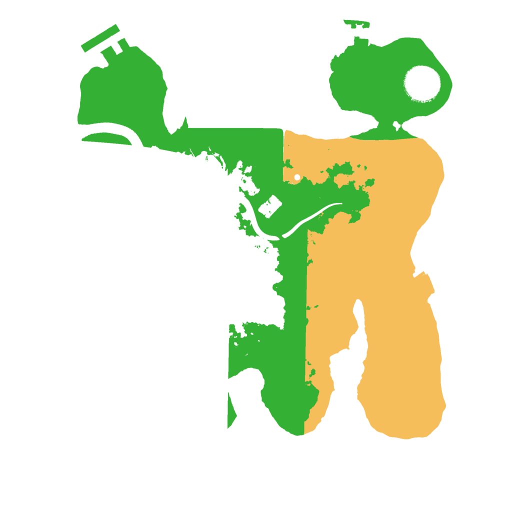 Biome Rust Map: Procedural Map, Size: 2500, Seed: 1694123120