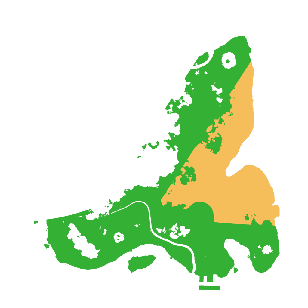 Biome Rust Map: Procedural Map, Size: 3000, Seed: 864445613